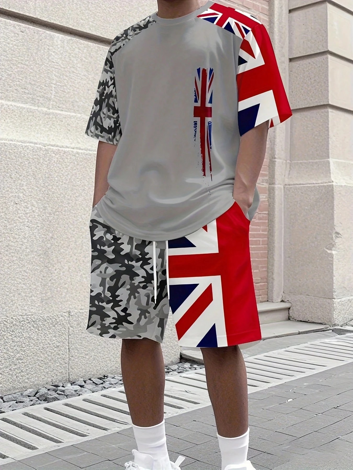 Street Fashion Summer 2026 - 2026 Summer New Men's Short-Sleeved Set