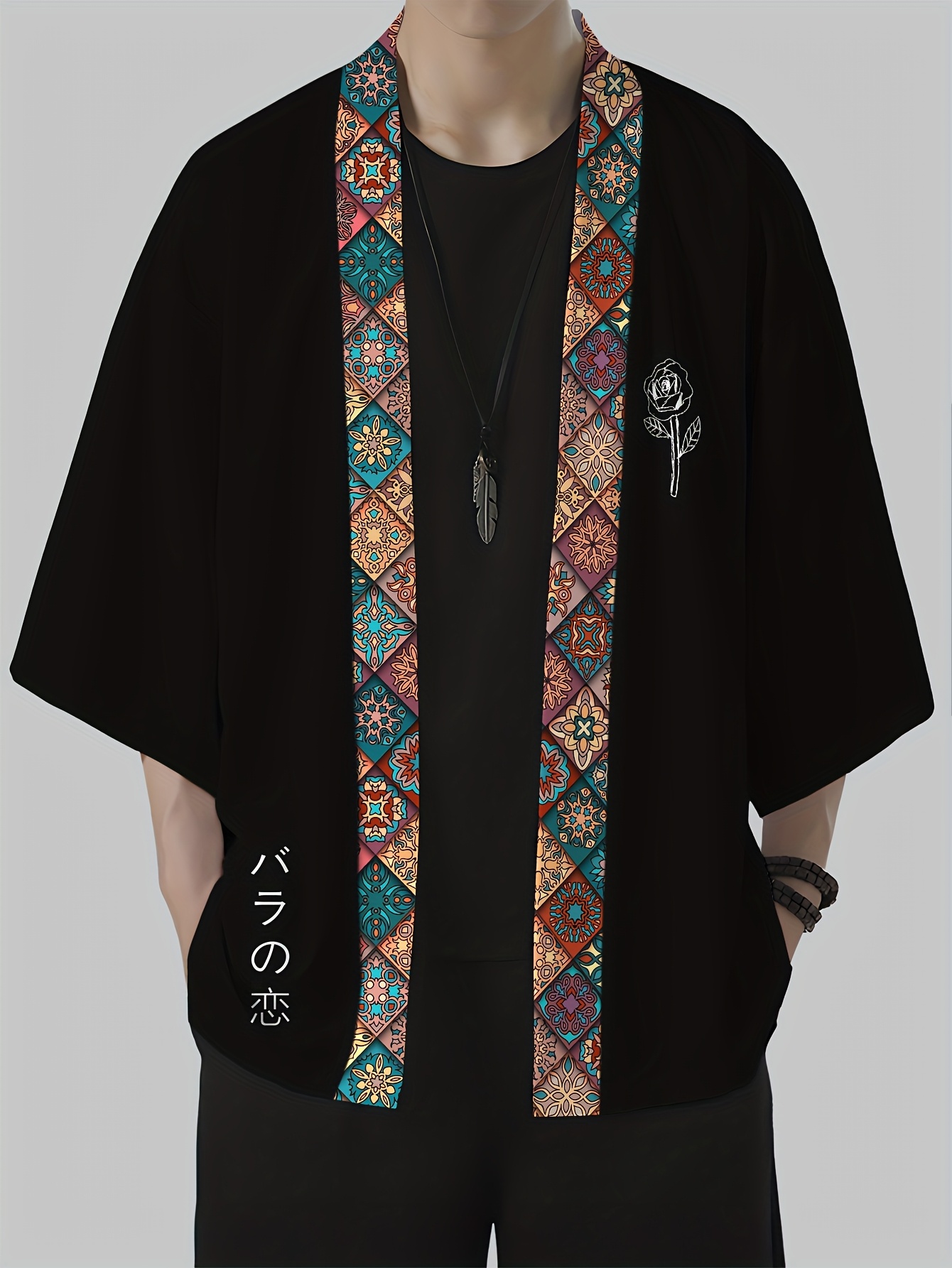 Street Fashion Summer 2026 - 2026 Summer Men's Kimono 3D Printed
