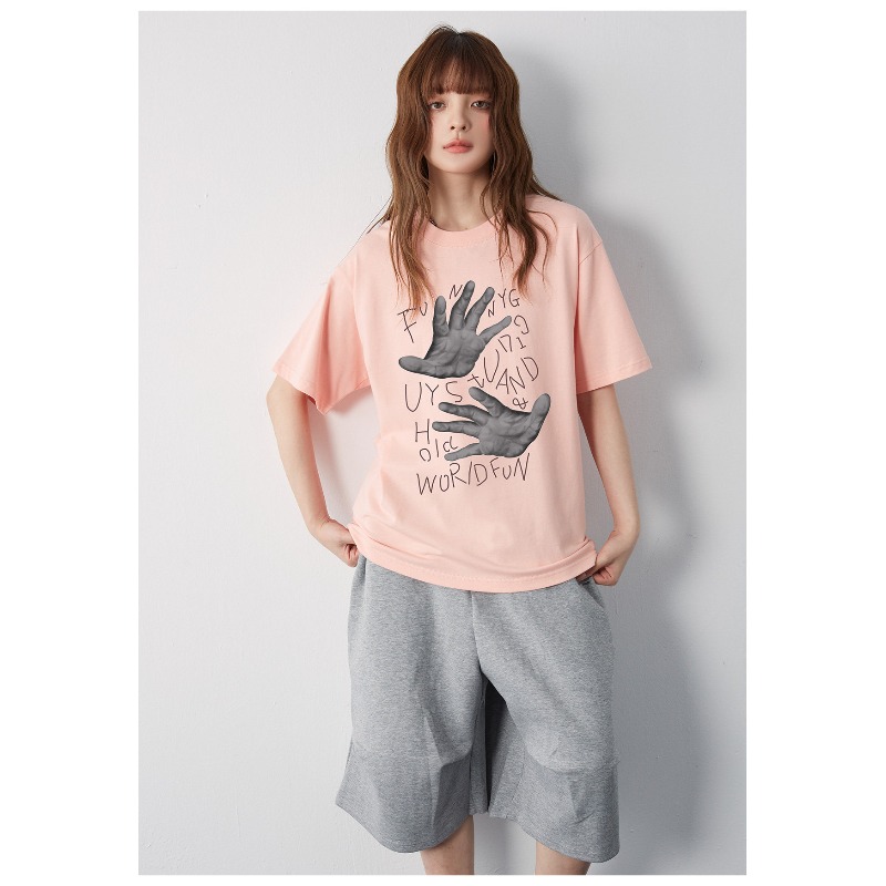 Street Fashion For Short Guys - FUNNY GUY American Retro T-shirt Women's