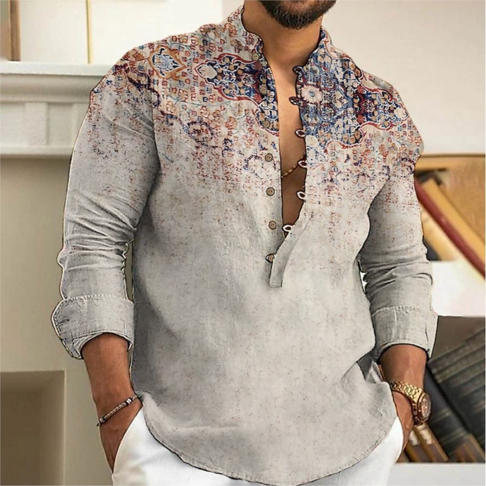 Men's Spring Muslim Men Clothi - Street Fashion Graffiti 评论和价格