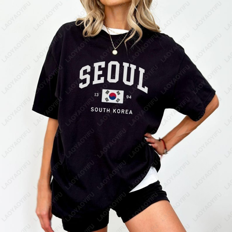 Seoul South Korean Flag Unisex - Street Fashion Of Seoul 评论和价格
