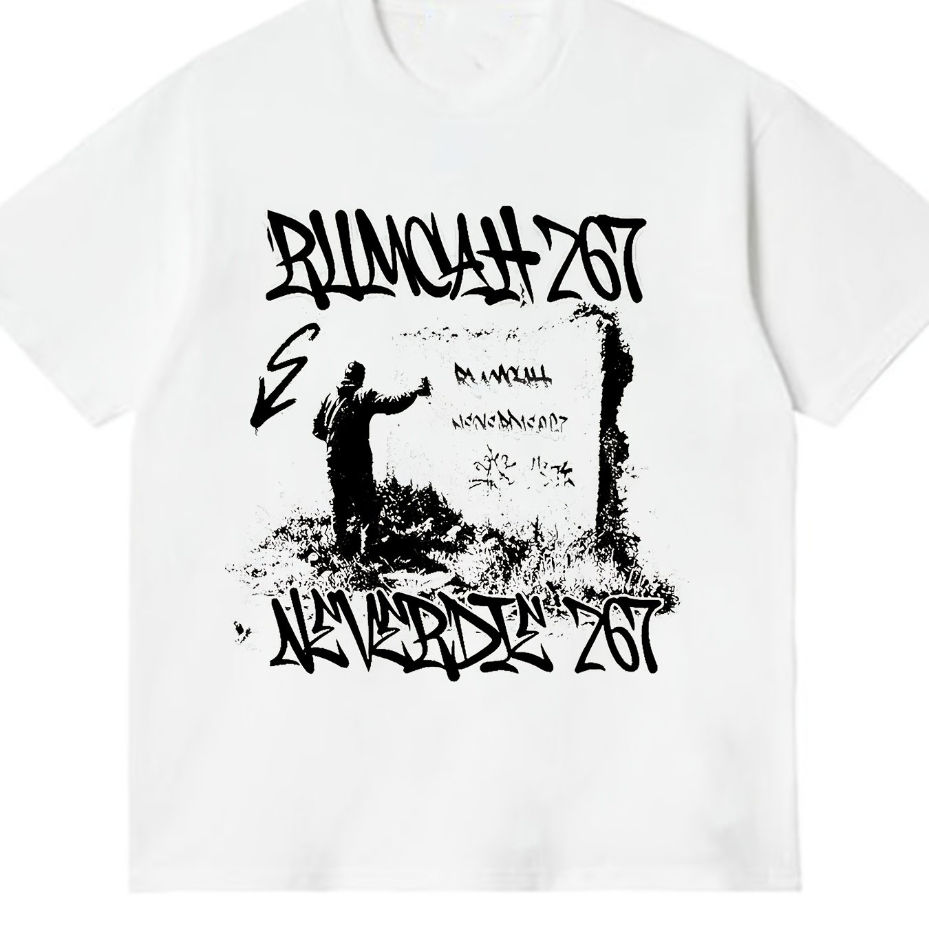 Men's Cotton Blended Graffiti  - Street Fashion Graffiti 评论和价格