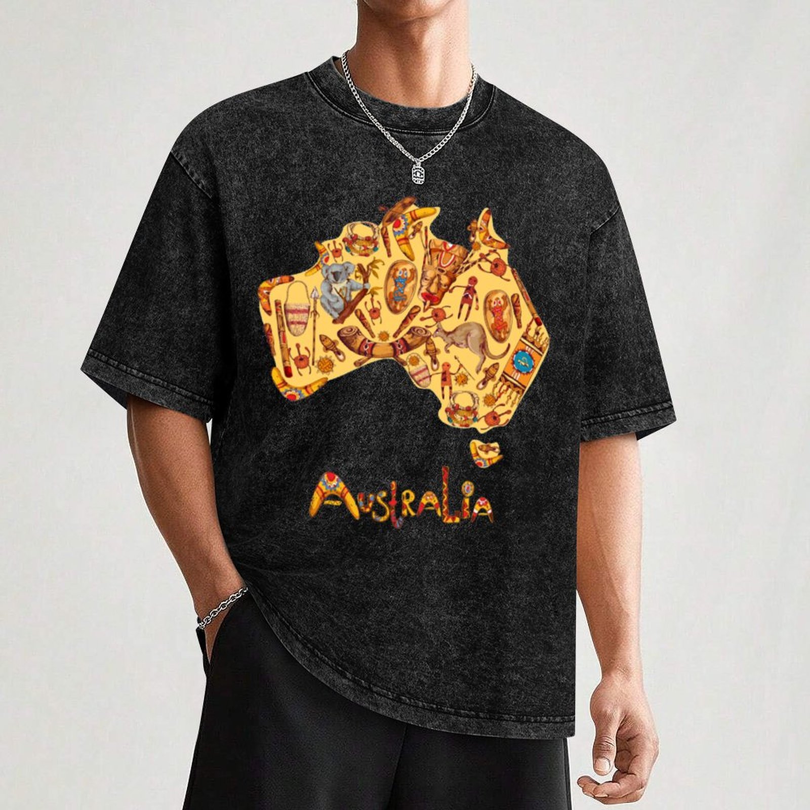 Aboriginal Flag Aboriginal Map - Street Fashion Australia 评论和价格