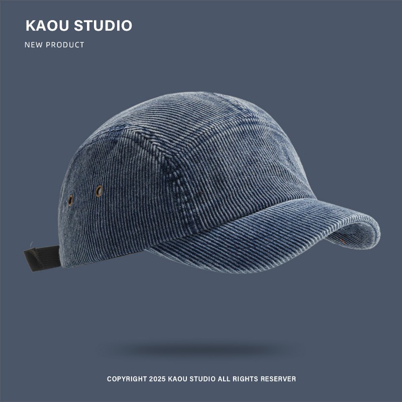 Unisex 5-Panel Corduroy Cap, S - Corduroy Cap 5 Panel 评论和价格
