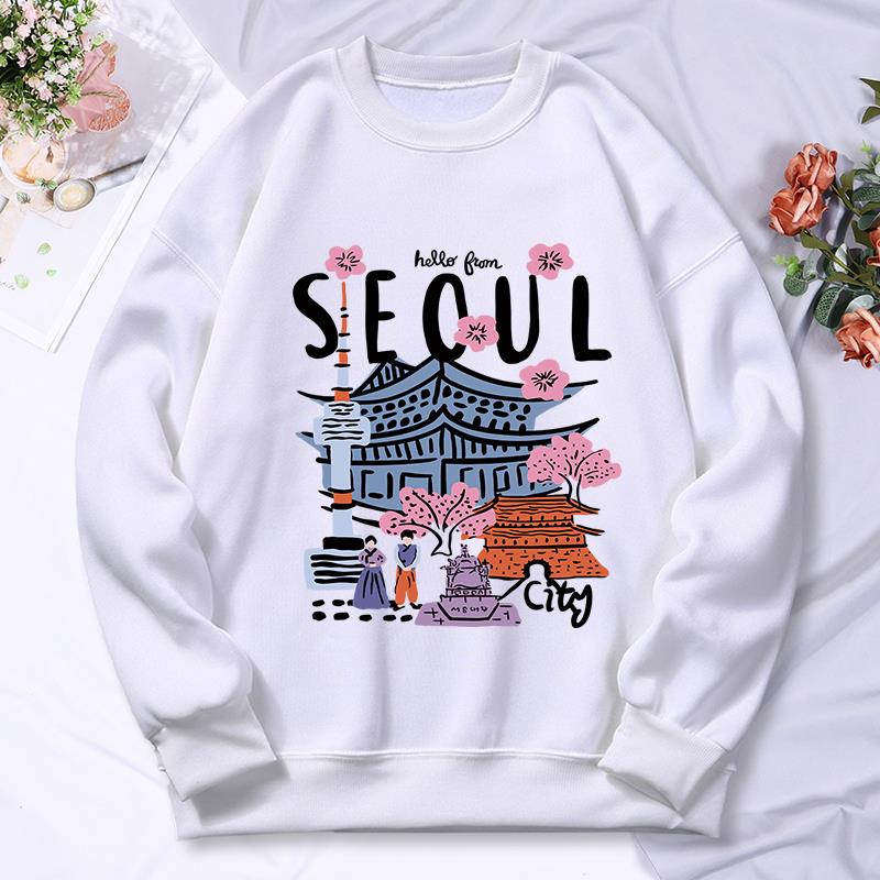 Seoul Beautiful Scenery Printi - Street Fashion Of Seoul 评论和价格