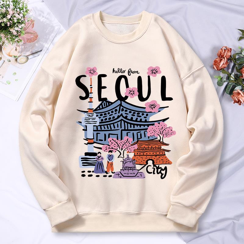 Seoul Beautiful Scenery Printi - Street Fashion Of Seoul 评论和价格