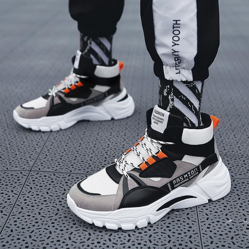 Hightop Summer Men's Sport Sho - Street Fashion For Short Guys 评论和价格