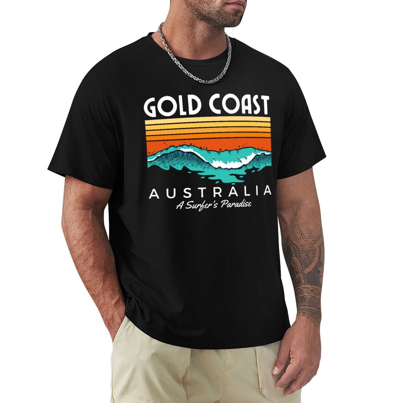 Gold Coast Australia A Surfer' - Street Fashion Australia 评论和价格