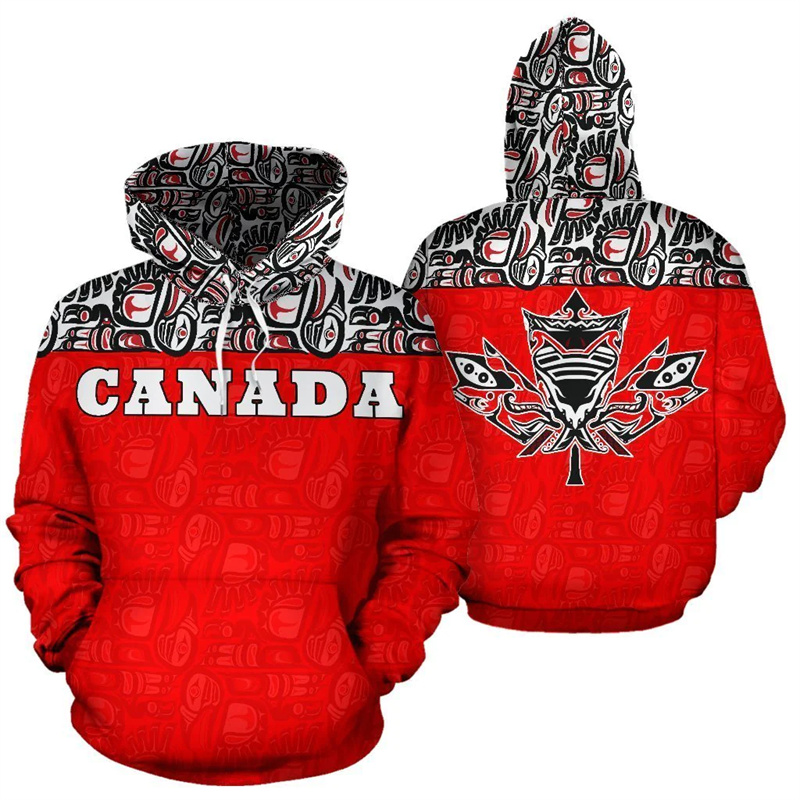 Canada Flag Always In Me 3d Pr - Street Fashion Canada 评论和价格