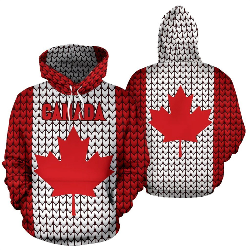 Canada Flag Always In Me 3d Pr - Street Fashion Canada 评论和价格