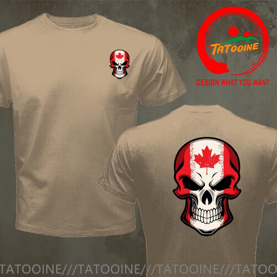 Funny Design Canada Flag Paint - Street Fashion Canada 评论和价格