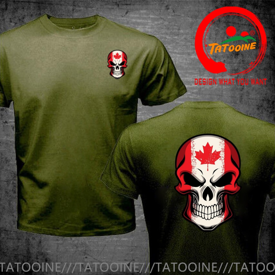 Funny Design Canada Flag Paint - Street Fashion Canada 评论和价格