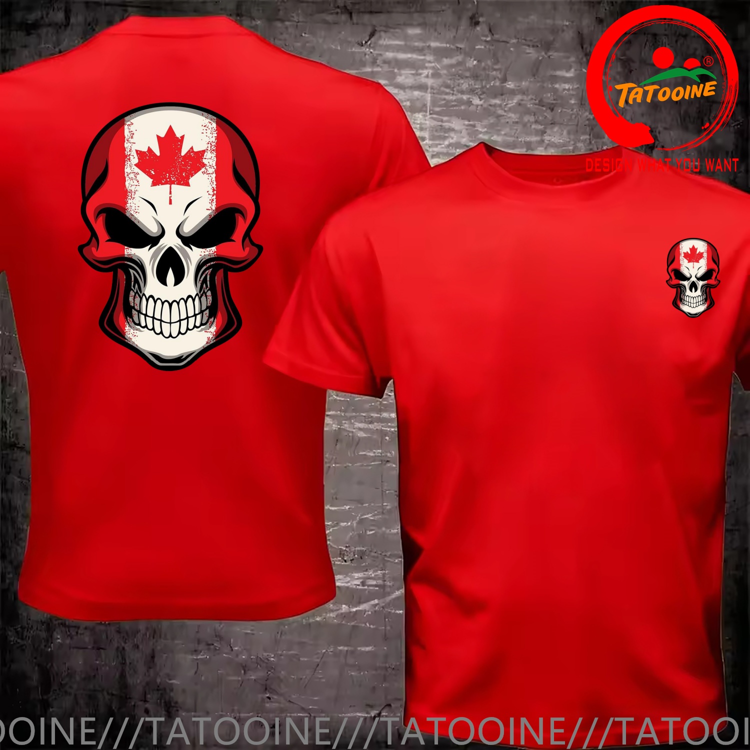 Funny Design Canada Flag Paint - Street Fashion Canada 评论和价格