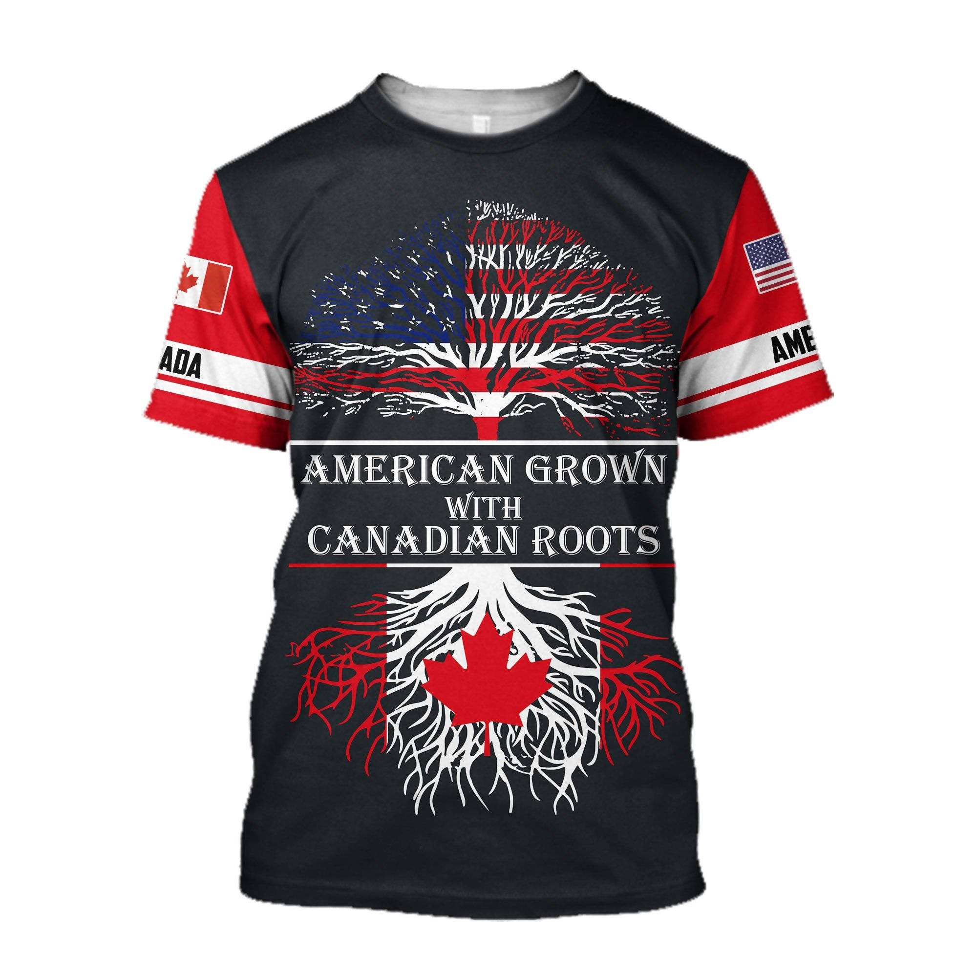 Canada Flag Graphic 3D Print M - Street Fashion Canada 评论和价格