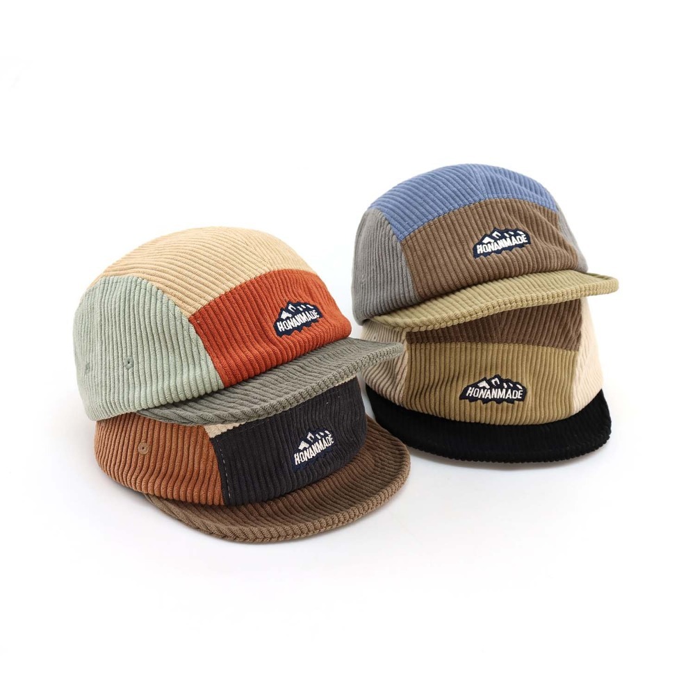 5 Panel Short Brim Cap, Vintag - Corduroy Cap 5 Panel 评论和价格