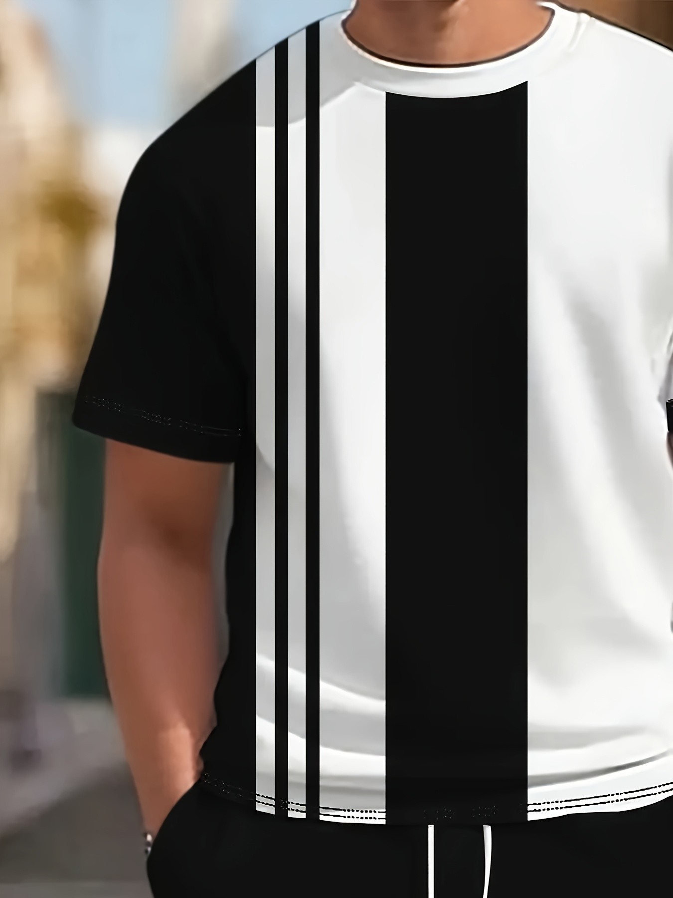2026 Summer New Men's Short-Sl - Street Fashion Summer 2026 评论和价格