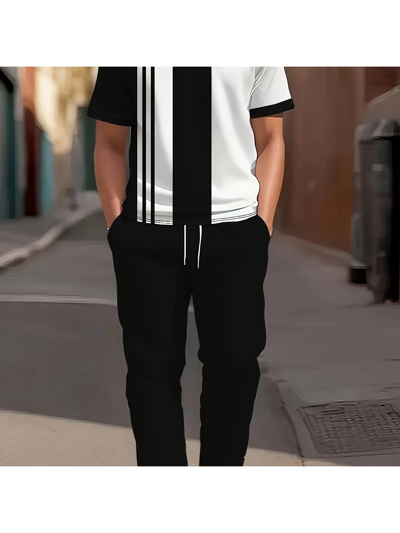2026 Summer New Men's Short-Sl - Street Fashion Summer 2026 评论和价格