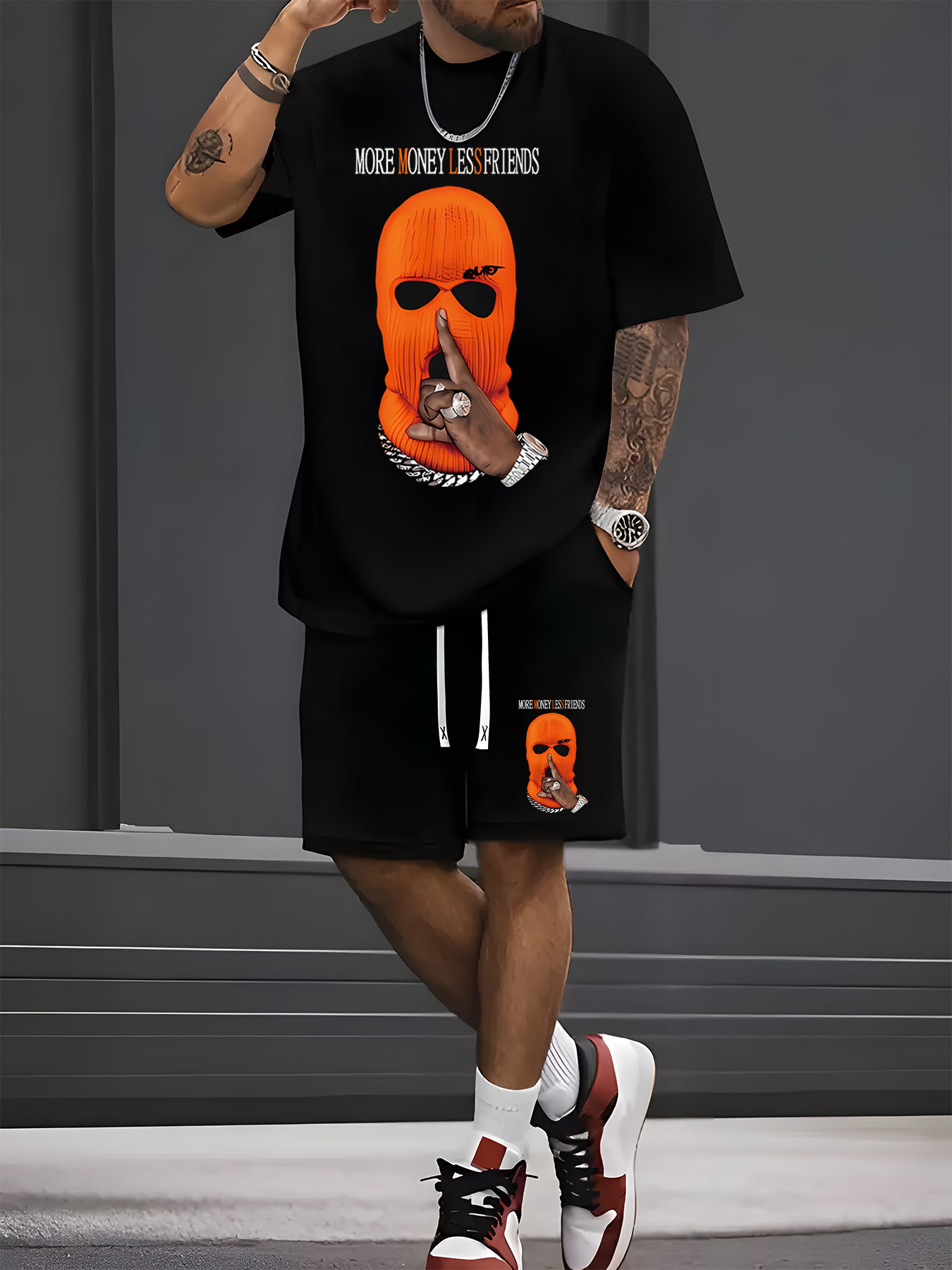 2026 Summer New Men's Short-Sl - Street Fashion Summer 2026 评论和价格